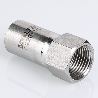 VTi.907.I.002204 Фитинг из нержавеющей стали – вставка с внутренней резьбой Valtec 22 мм х 1/2"  - Вид №1