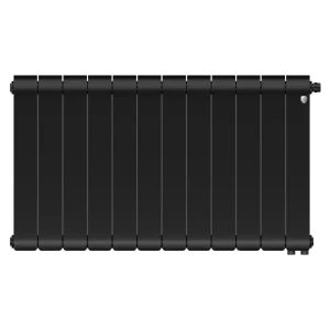 Royal Thermo Infinity - биметаллический радиатор с нижним подключением, 12 секций, черный 89437342