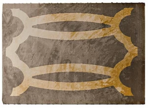 Carpanese Home Прямоугольный коврик с геометрическими мотивами  7462