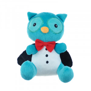 ПР0049431 Игрушка для собак Spooky Сова плюш с пищалкой 17 см CHOMPER