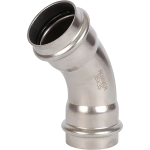 Угол Rommer 35 мм 45 градусов ВПр-ВПр нержавеющая сталь