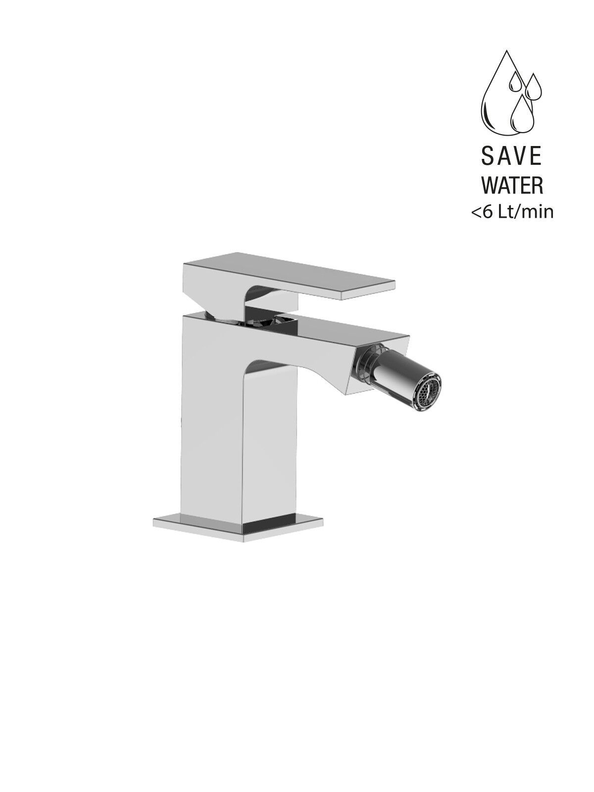 Однорычажный смеситель для биде без слива Rubinetterie Frattini Vita Due ARCH-00131806 - Вид №11