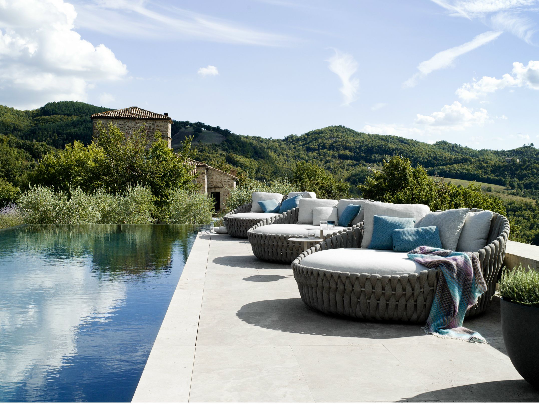 Ткань сад кровать TRIBÙ Tosca ARCH-00122998 - Вид №3