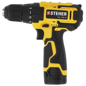 Дрель-шуруповерт STEHER CD-120-2 5451682