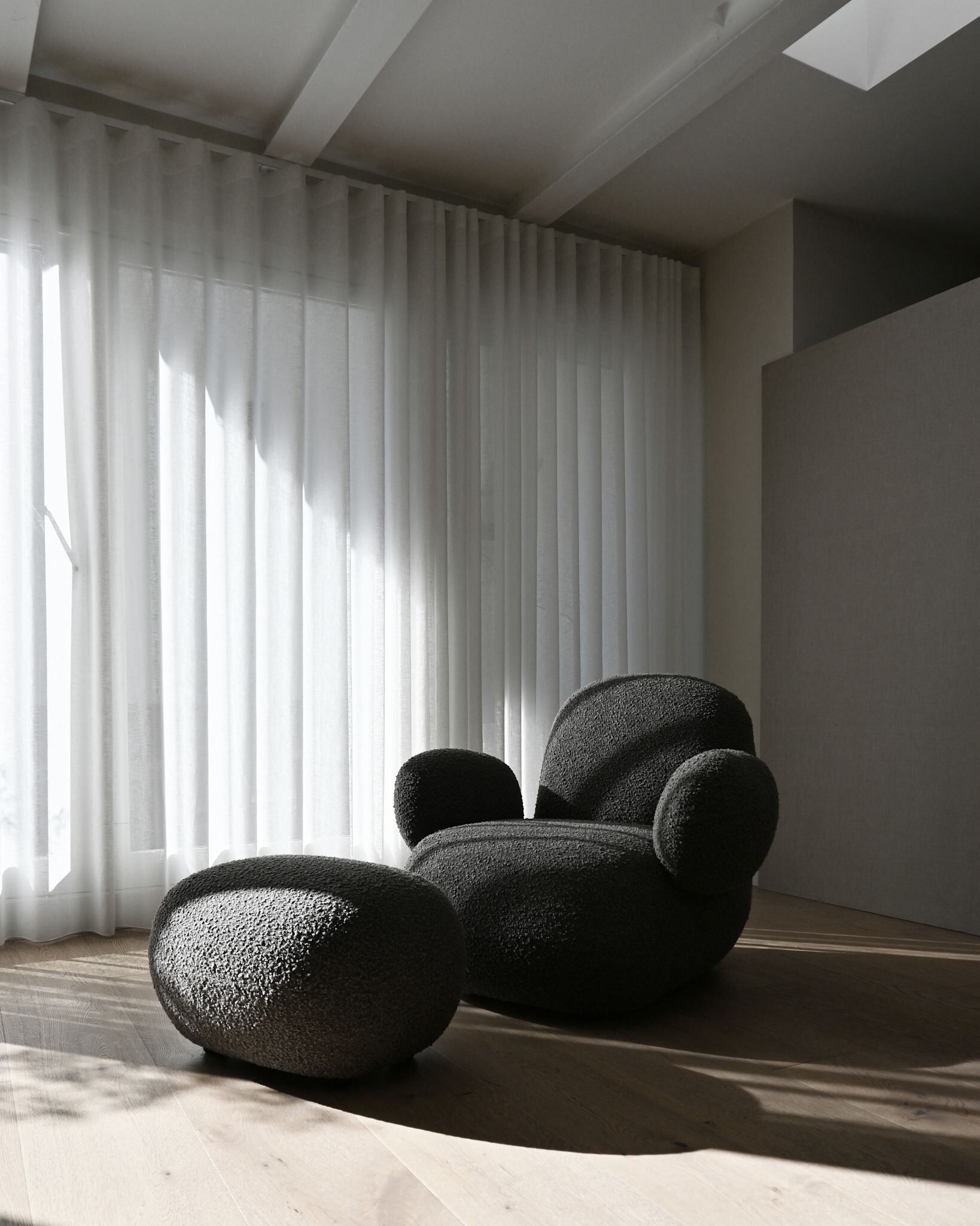 Круглый пуф из ткани 101 Copenhagen Toe ARCH-00000089 - Вид №3