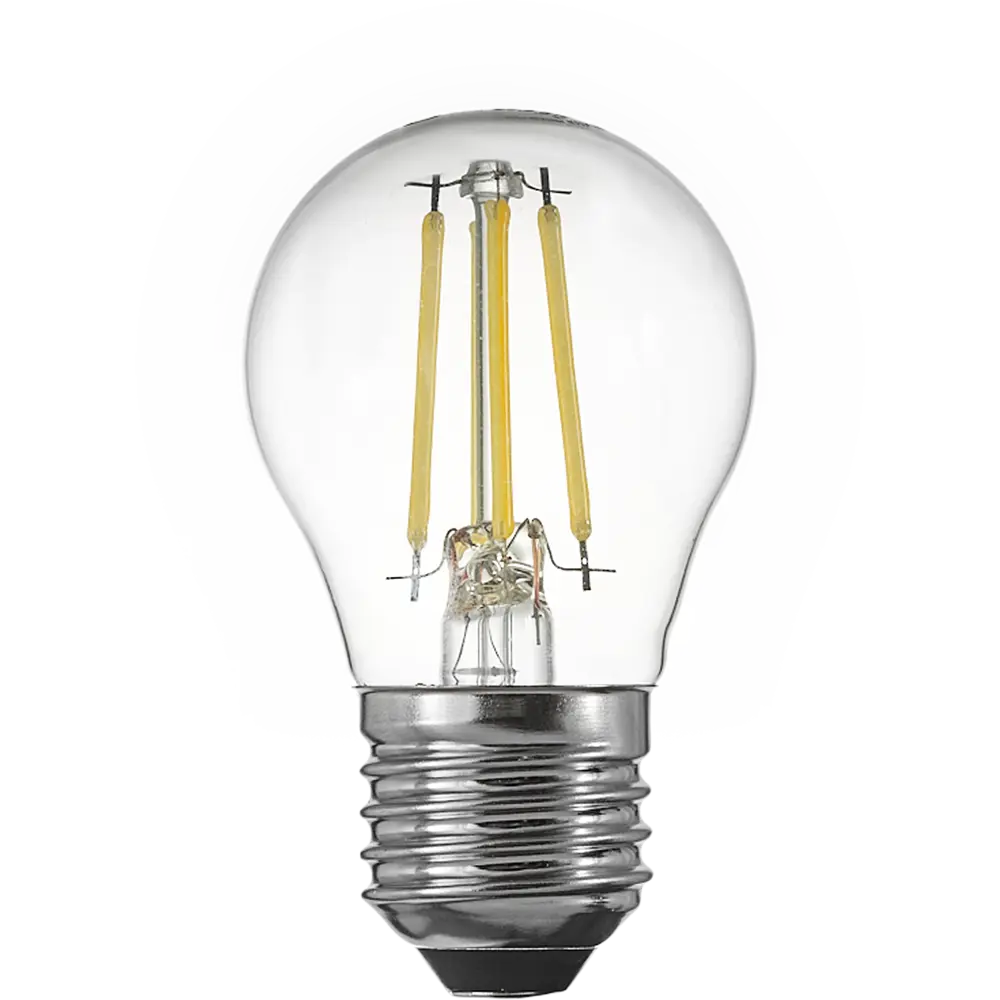 Лампа светодиодная Osram Р E27 220/240 В 4 Вт шар 470 лм холодный белый свет 85306947 STLM-2062479  - Вид №1