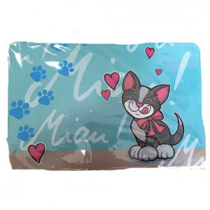 ПР0038110 Коврик под миску Kitten 28х43см, полипропилен Foxie