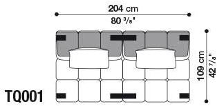 B&B Italia Модульный секционный диван Tufty time sun-id-1414316 - Вид №35