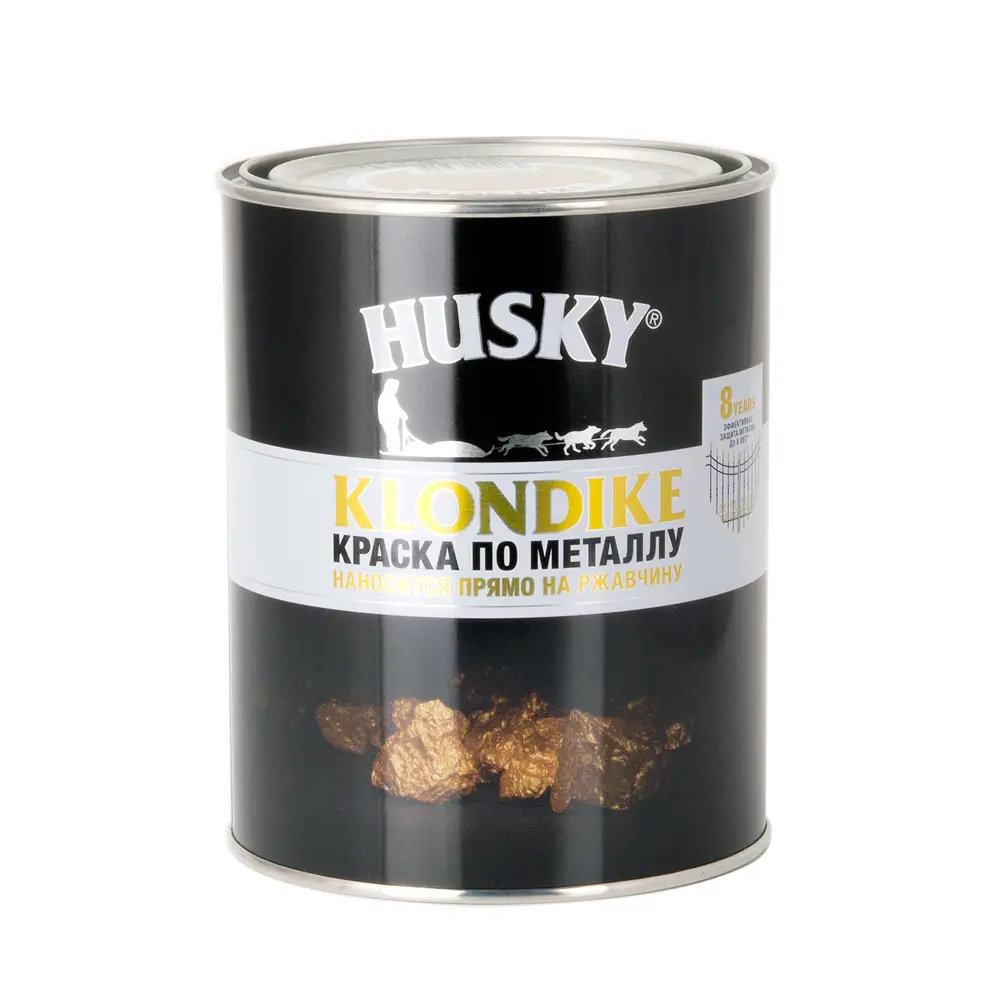 Husky Klondike - антикоррозионная глянцевая краска по металлу 0,9 л 84391720 STLM-0048980 - Вид №1