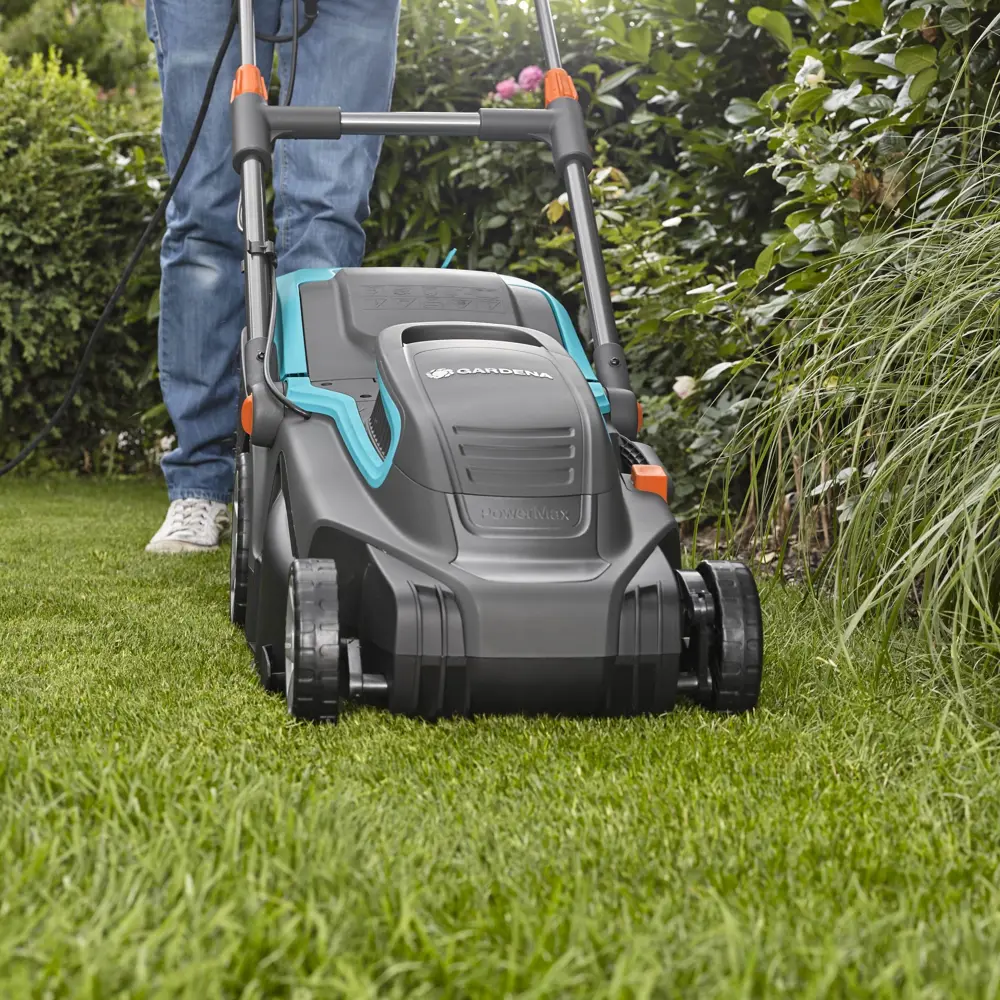 Газонокосилка электрическая Gardena PowerMax 1600/37 1600 Вт 37 см 14477459 STLM-2077132  - Вид №12