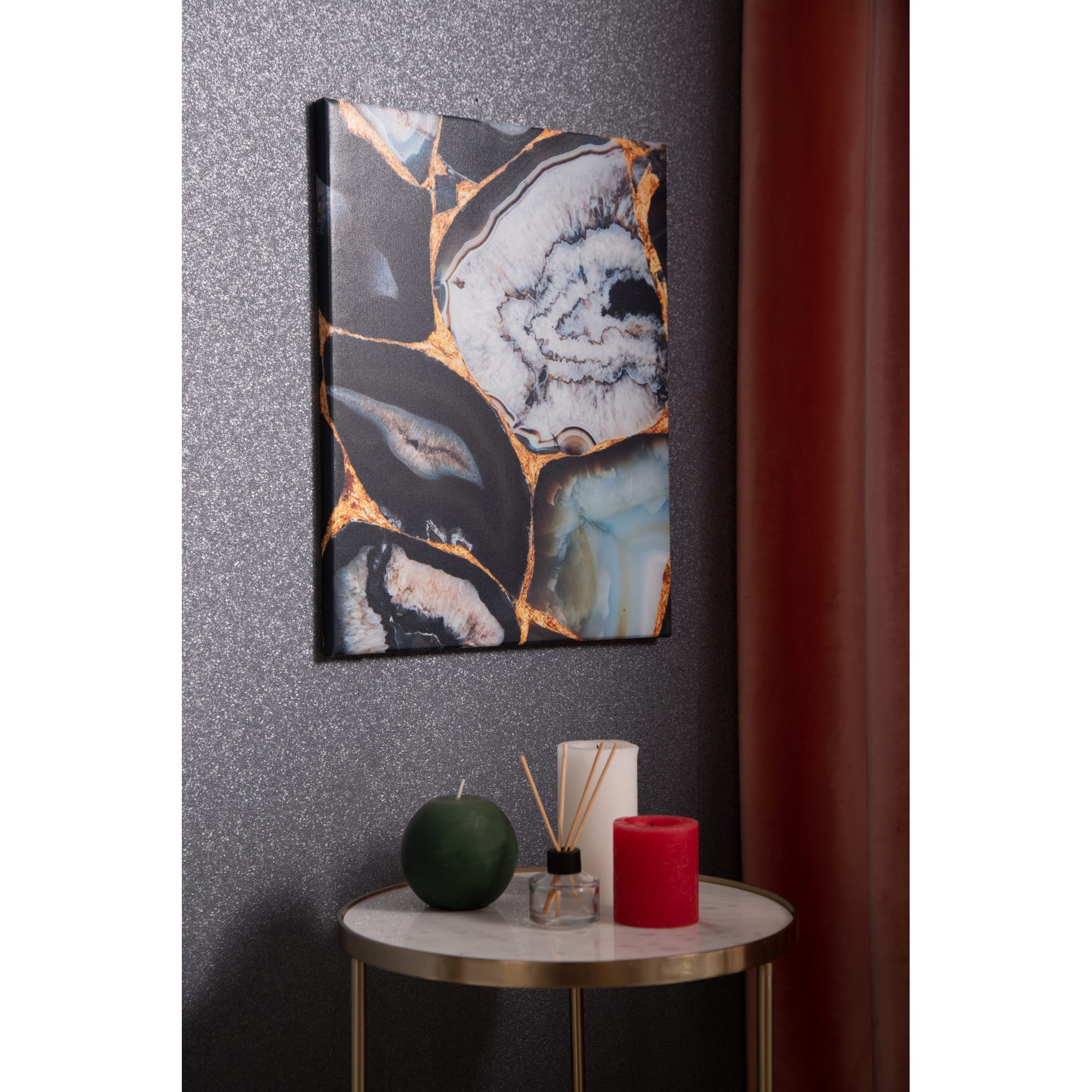 82018415 Свеча-столбик «Рустик», 7х8 см, цвет красный Santreyd  - Вид №2