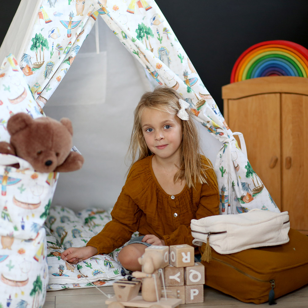 Тканевая корзина Native Party VAMVIGVAM NATIVE PARTY 282056 Белый;желтый;зеленый Santreyd  - Вид №6