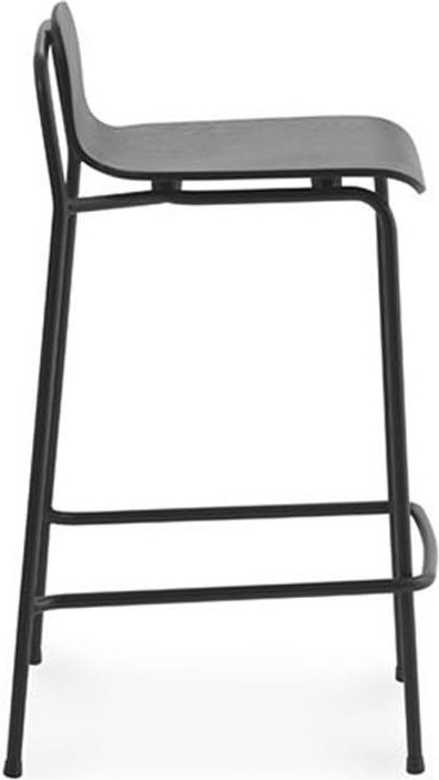 601795 Barstool 65 см Black Steel Black Normann Copenhagen Studio - Вид №2