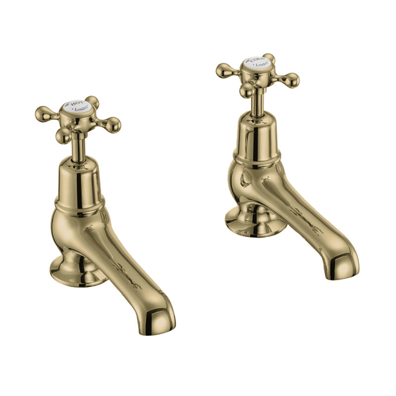Burlington Отводы для бассейнов Клермонта 5 " Четвертьоборот с белым акцентом в Chrome CL2-QT  - Вид №3