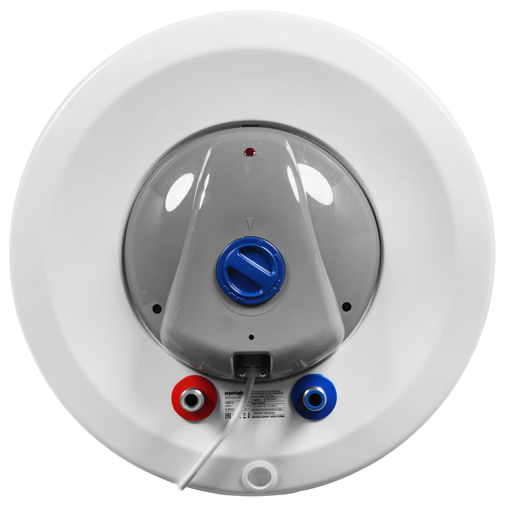 1202304 Водонагреватель электрический Metalac HEATLEADER MB 120 INOX R STDN-0065104 - Вид №3