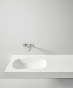 Rexa Design Столешница из Corian® с умывальником Moode REXA-ST84