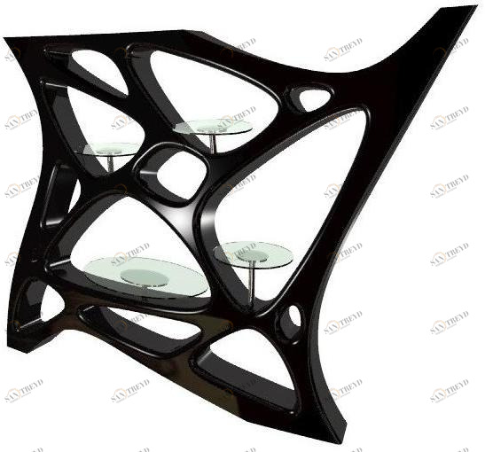 CEDRIMARTINI Книжный шкаф отдельно стоящий разделительный sun-id-1365101