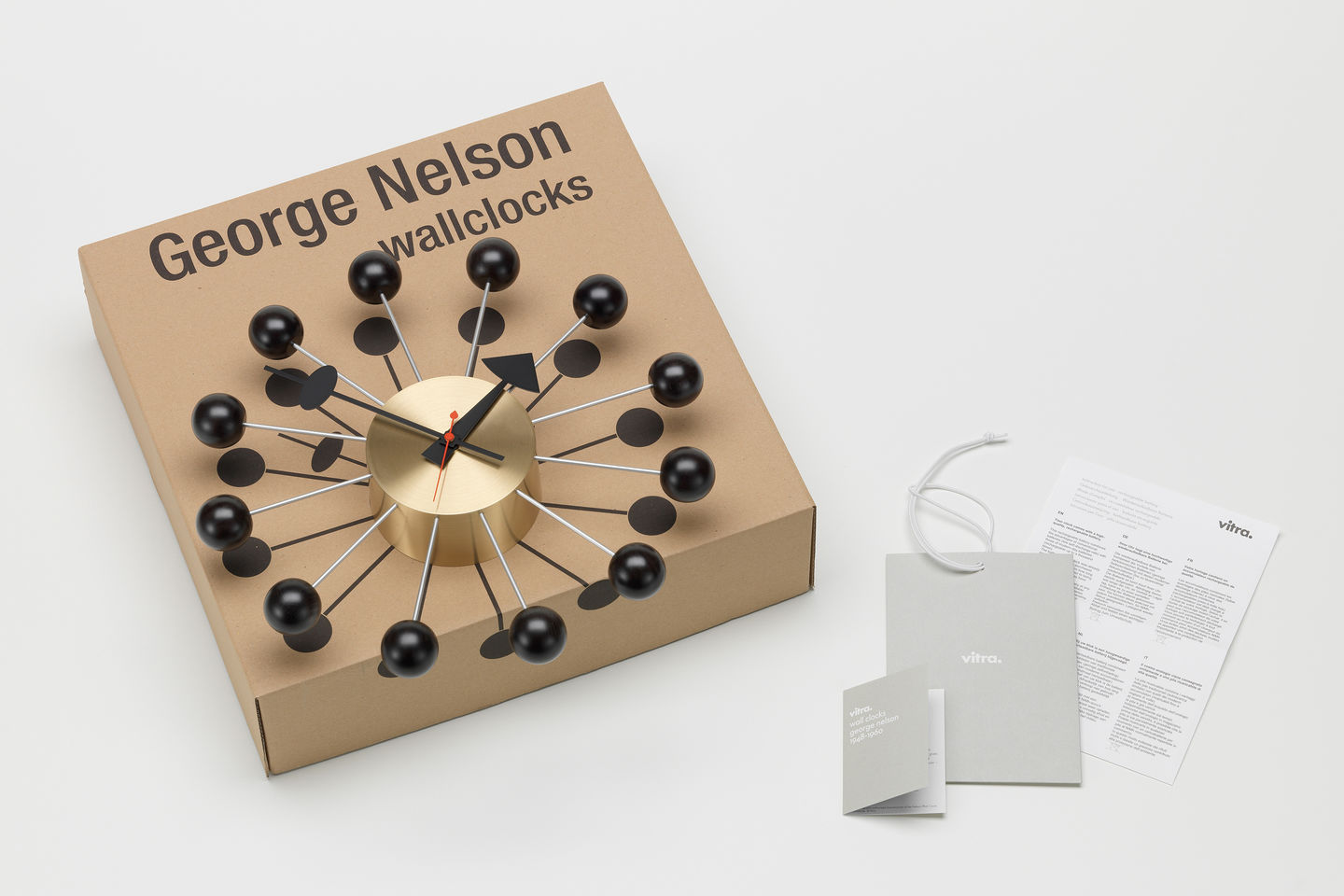 VITRA Настенные часы - Ball Clock George Nelson, 1948-1960 Vitraglobal sun-id-1986494 - Вид №3
