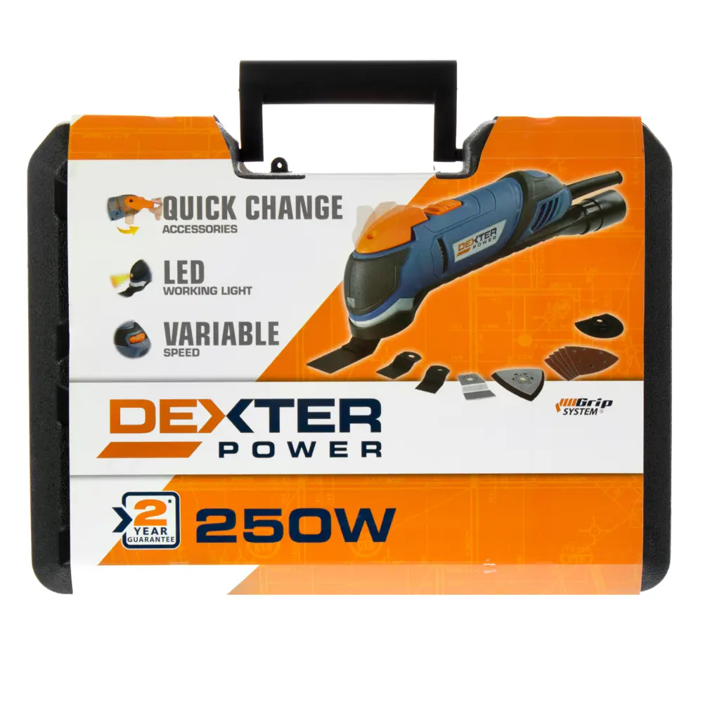 Реноватор с быстросъёмом Dexter 250 Вт, набор аксессуаров 15164358 STLM-2211518  - Вид №4