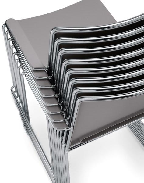 Diemmebi Стул-санки штабелируемый с подлокотниками Lafilò sun-id-1461985 - Вид №1