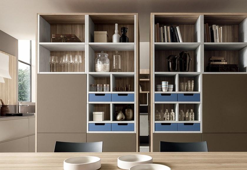 Febal Casa Линейная лакированная встроенная кухня sun-id-1457235 - Вид №7