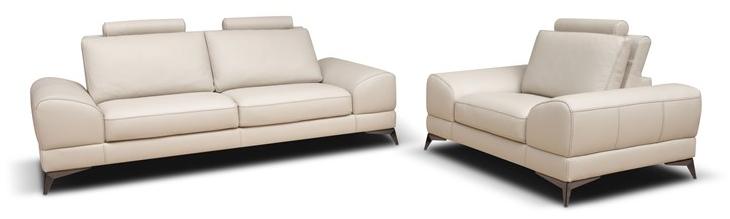 Rossini Sofas Кожаный диван с подголовником sun-id-1353369 - Вид №1