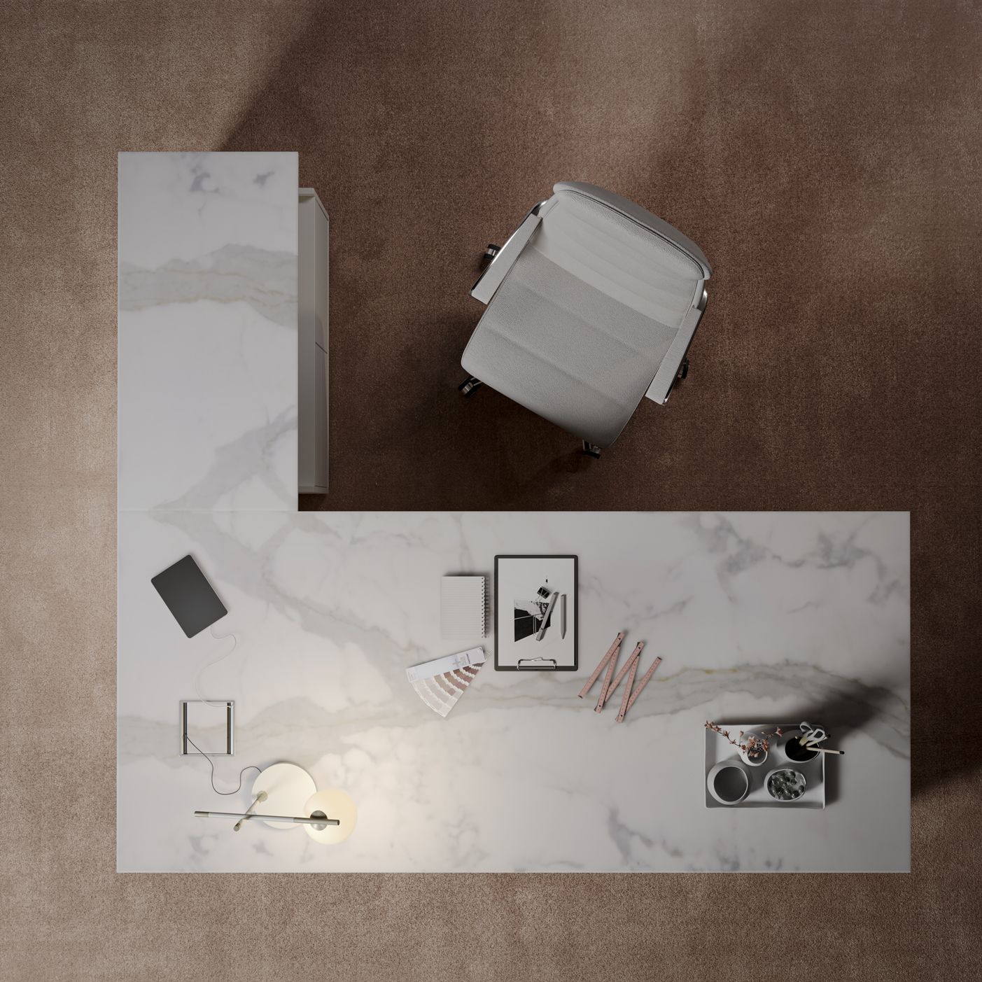 Исполнительный стол PROF тонкий ARCH-00139828 - Вид №14