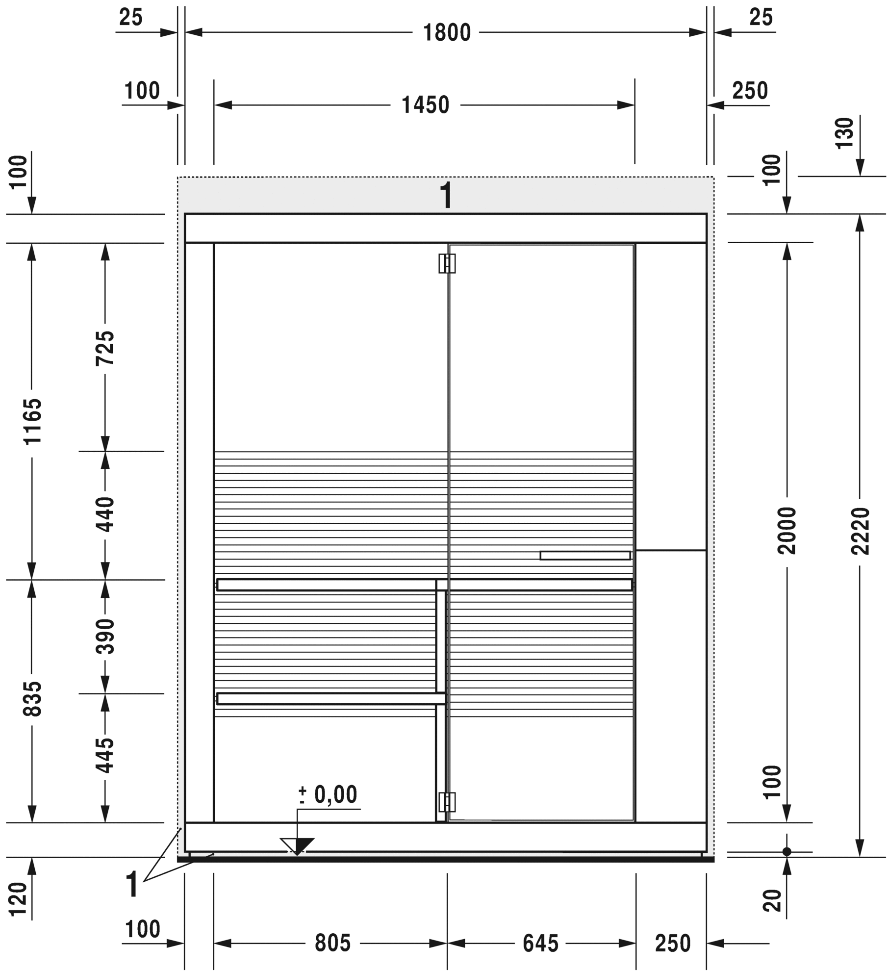 750913002011000 Сауна Inipi, пристенный и угловой вариант Inipi #7509 1800 x 1170 x 2220 мм
Исполнение: американский орех (нат.шпон) Белый глянцевый декор Duravit  - Вид №6