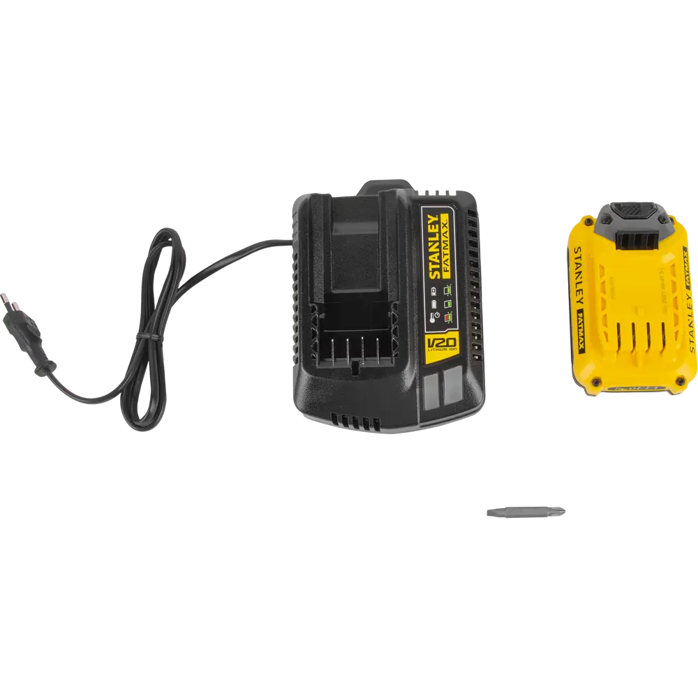 Дрель-шуруповерт аккумуляторная Stanley SCD700C2K, 18 В Li-ion 2x1.5 Ач STANLEY FATMAX STLM-2029836 - Вид №7