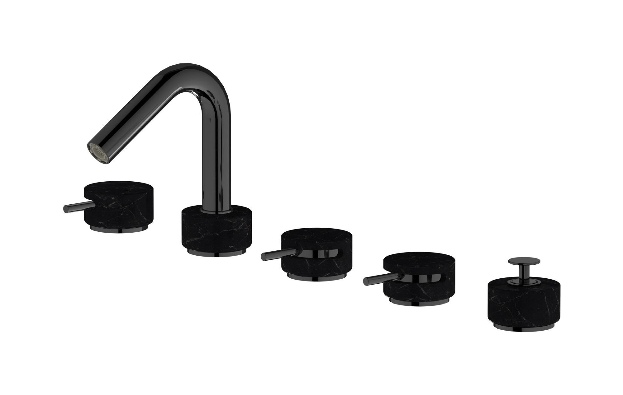 Смеситель для ванны с 5 отверстиями IB мрамор + мрамор Elle ARCH-00043007 - Вид №4