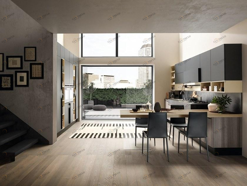 Febal Casa Кухня из ламината с полуостровом sun-id-1371056