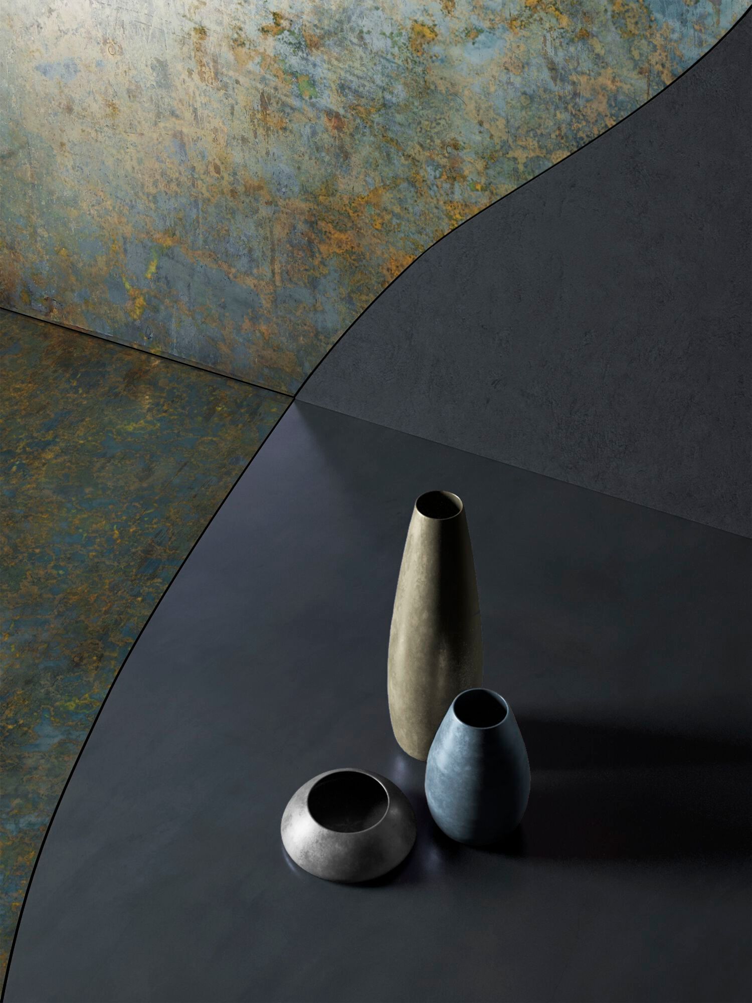 Оловянная металлизация Materica BLU PELTRO ARCH-00103879 - Вид №1