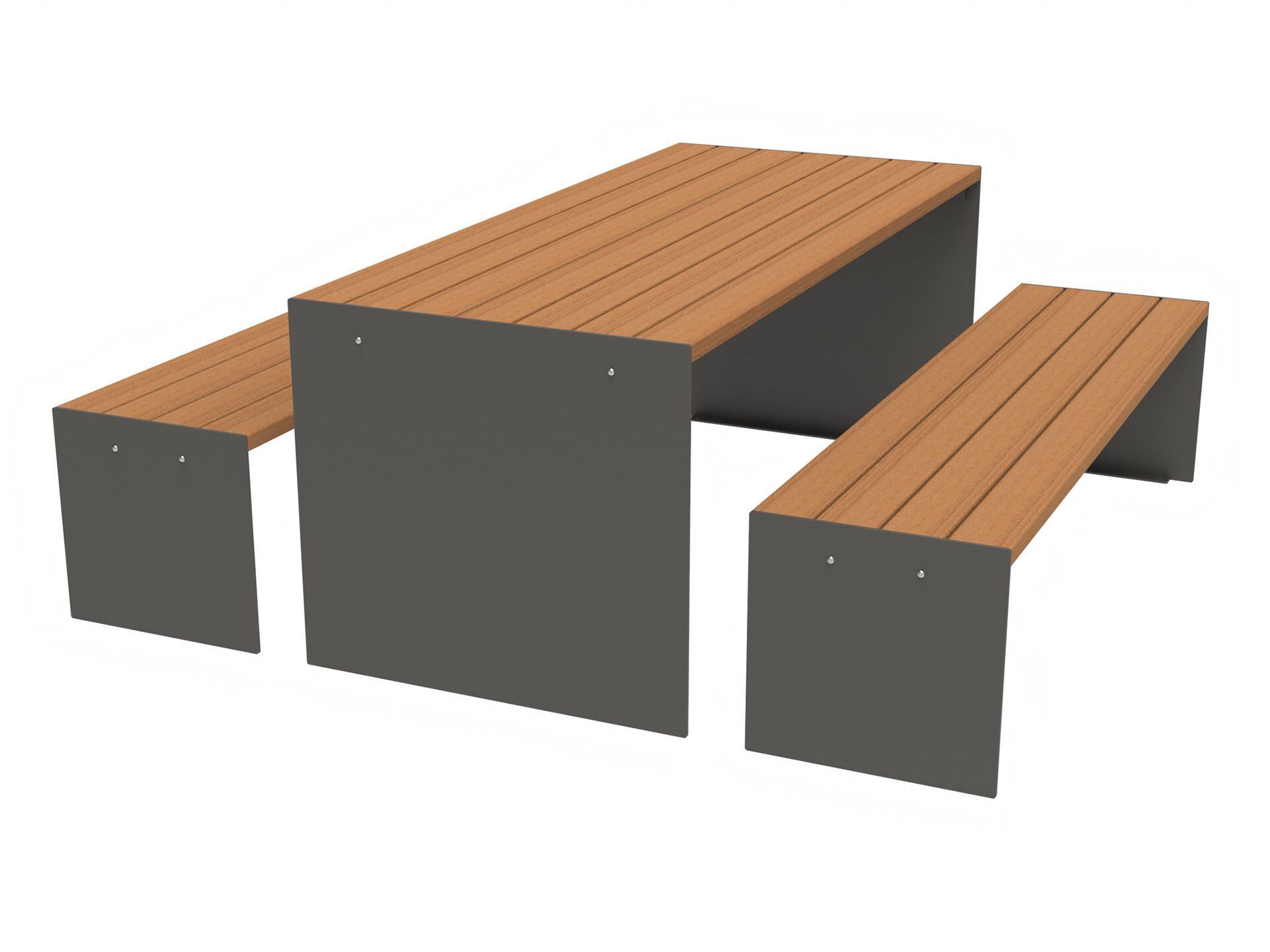 Стол для пикника со встроенными скамейками Lazzari Recto ARCH-00105488 - Вид №10