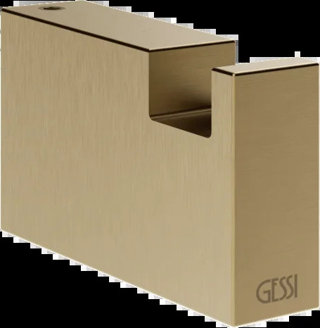 Крючок для халата 20921 726 Gessi Rettangolo k ТЕПЛАЯ БРОНЗА BR. PVD