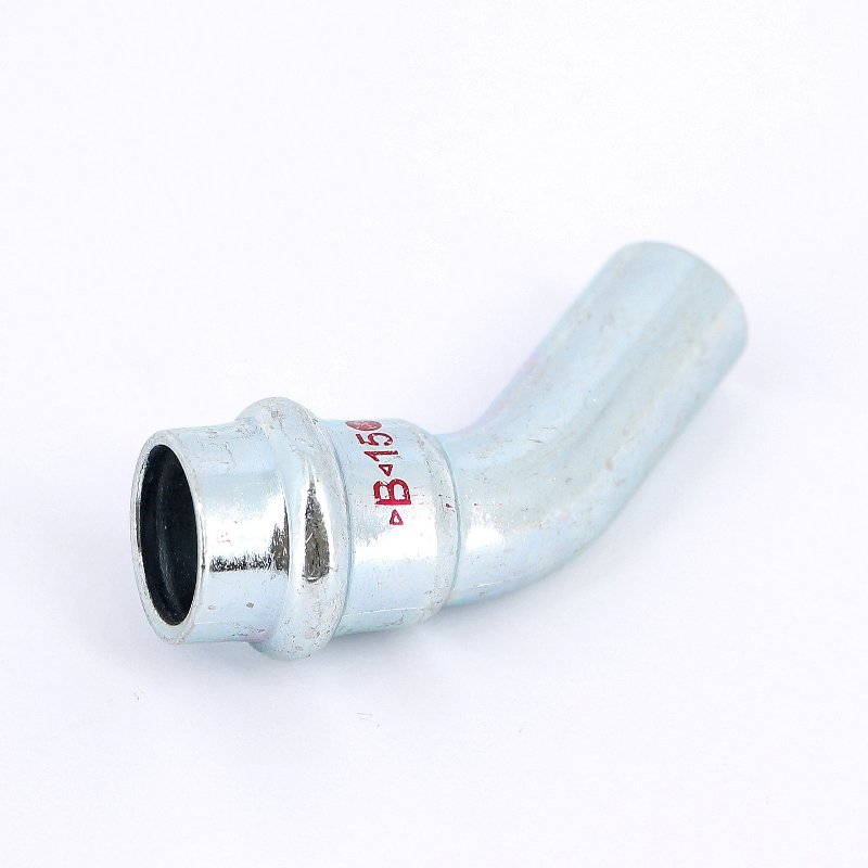 Угол-вставка 45° пресс оцинкованная сталь 15 IBP PC50400150000 - Вид №3