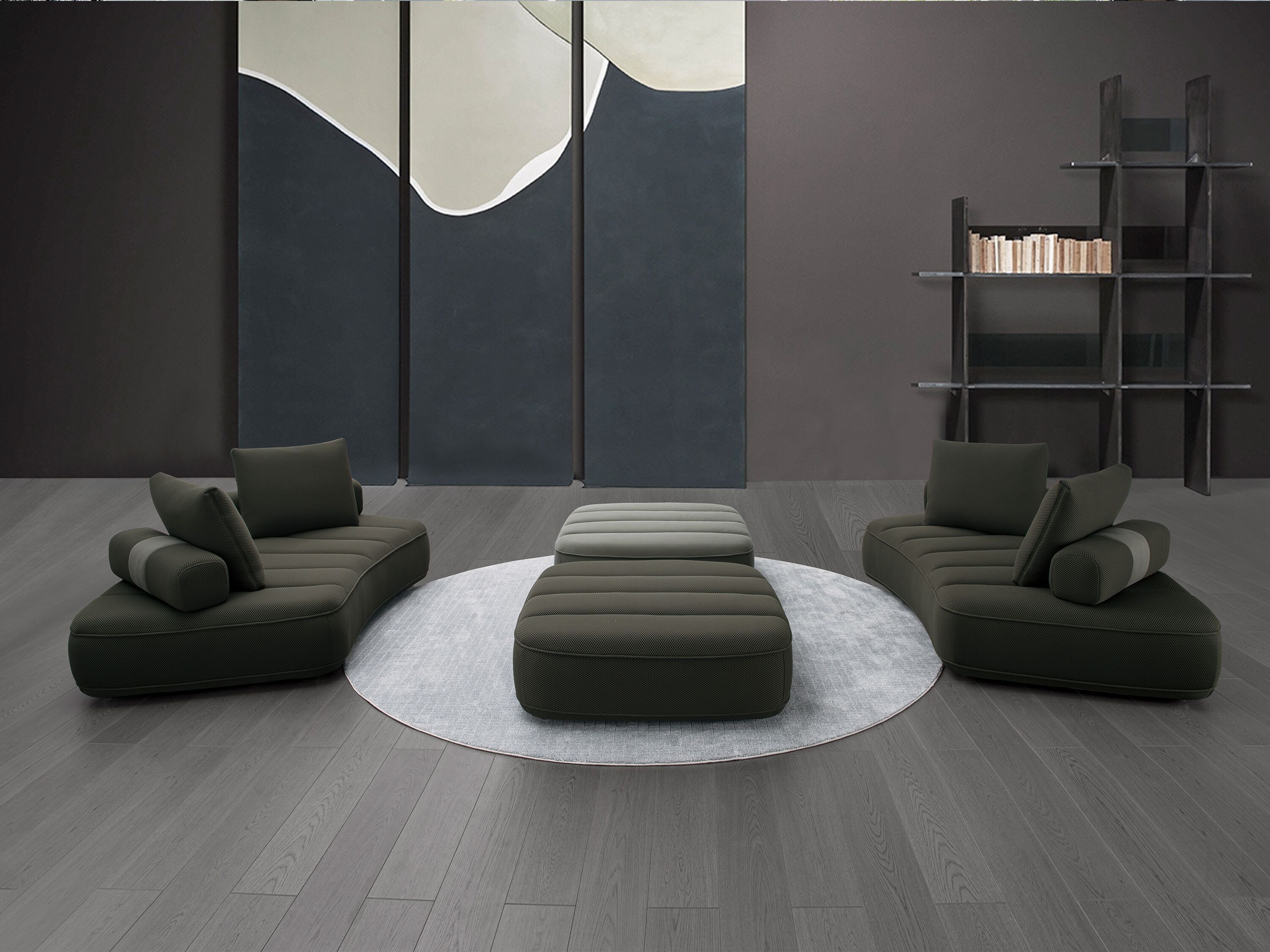 4-местный модульный тканевый диван CAMPO DE' FIORI Tahiti ARCH-00141012 - Вид №5