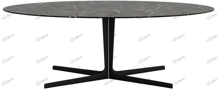 Tacchini Овальный мраморный стол sun-id-1401306