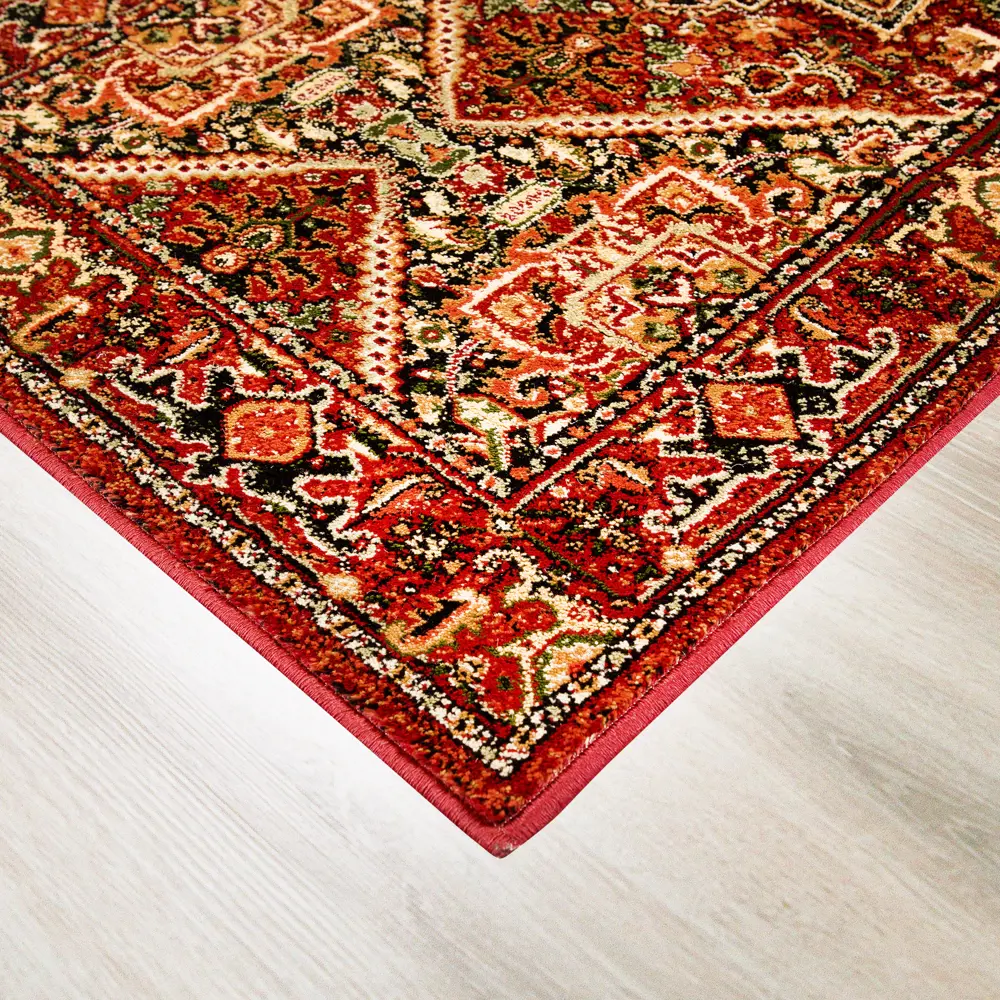 Ковер полипропилен Измир D195B 80x150 см цвет красный 17490587 STLM-2203607 MERINOS  - Вид №1