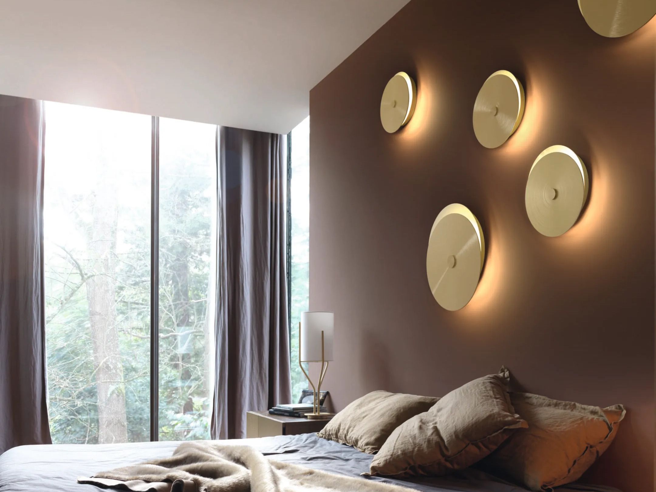 Латунный светодиодный настенный светильник CVL Luminaires Eclipse ARCH-00118269 - Вид №3