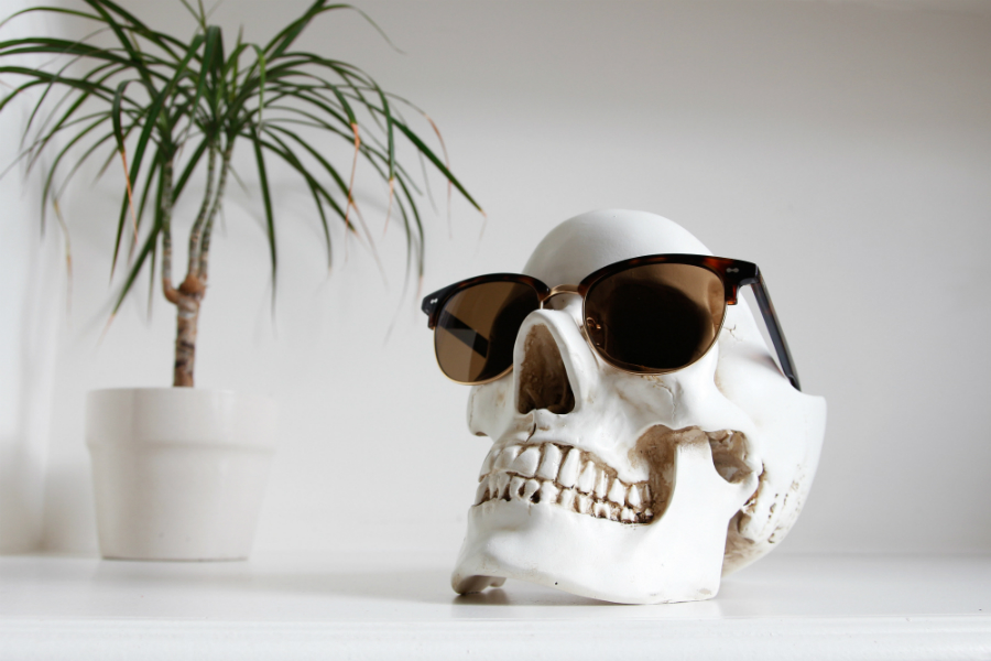 Органайзер для мелочей Skull, белый SUCK UK SKTIDYSKULL1 - Вид №2