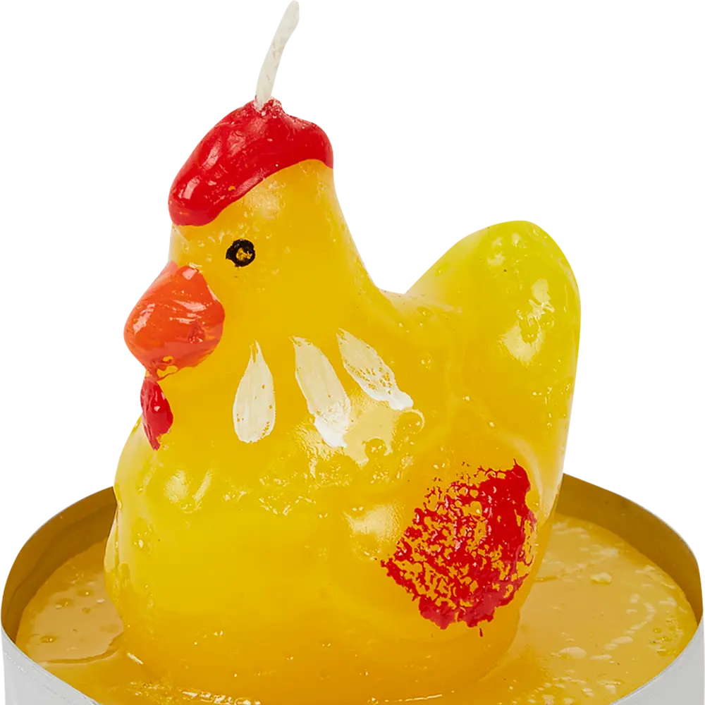 Свеча парафиновая Молодые курочки микс желтое EVIS STLM-2148321 - Вид №1