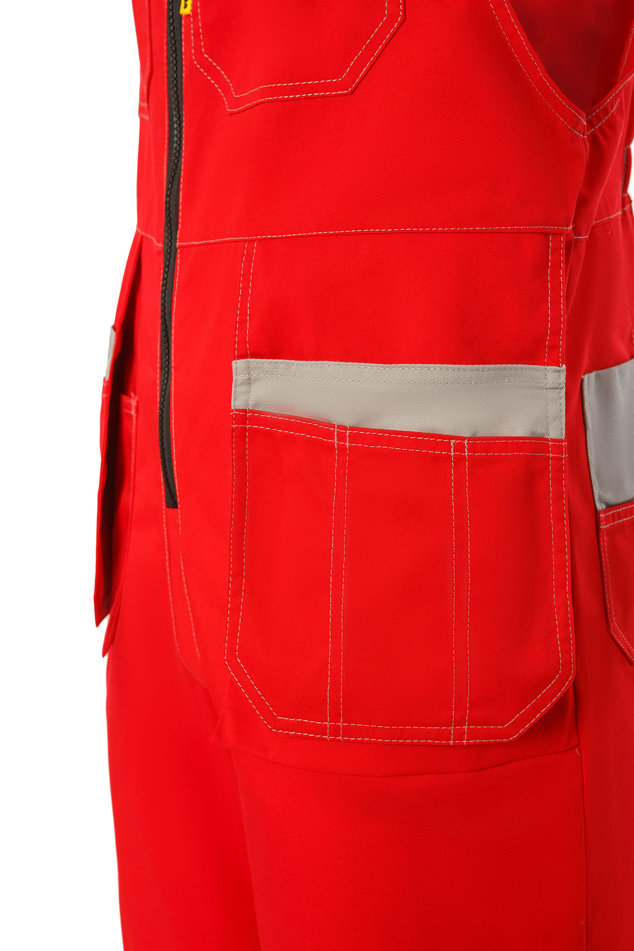 64644 Костюм  NEW 2 красный с серым STATUS  Летняя спецодежда  размер 56-58/170-176  - Вид №8