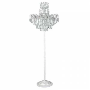 Торшер металлический на 4 лампы 159,6х47,6 см серебро Crystal Lux Sevilia PT4 Silver CRYSTAL LUX SEVILIA 00-3889381 Белый