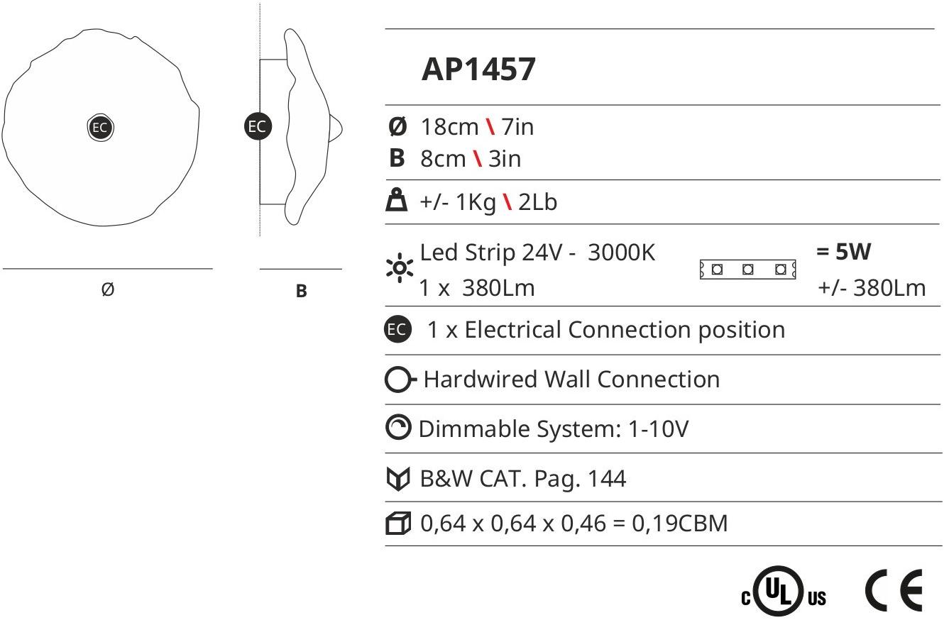 Serip Аппликация из бронзы ручной работы Nenufar Ap1457 - Вид №4