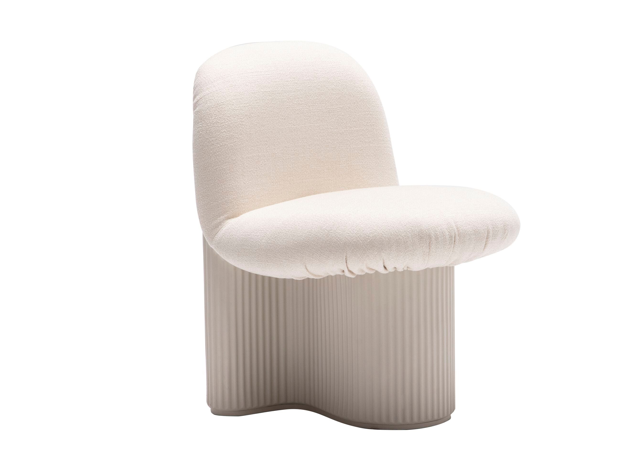 Мягкий стул из ткани и термополимера Andreu World Bolete ARCH-00071519