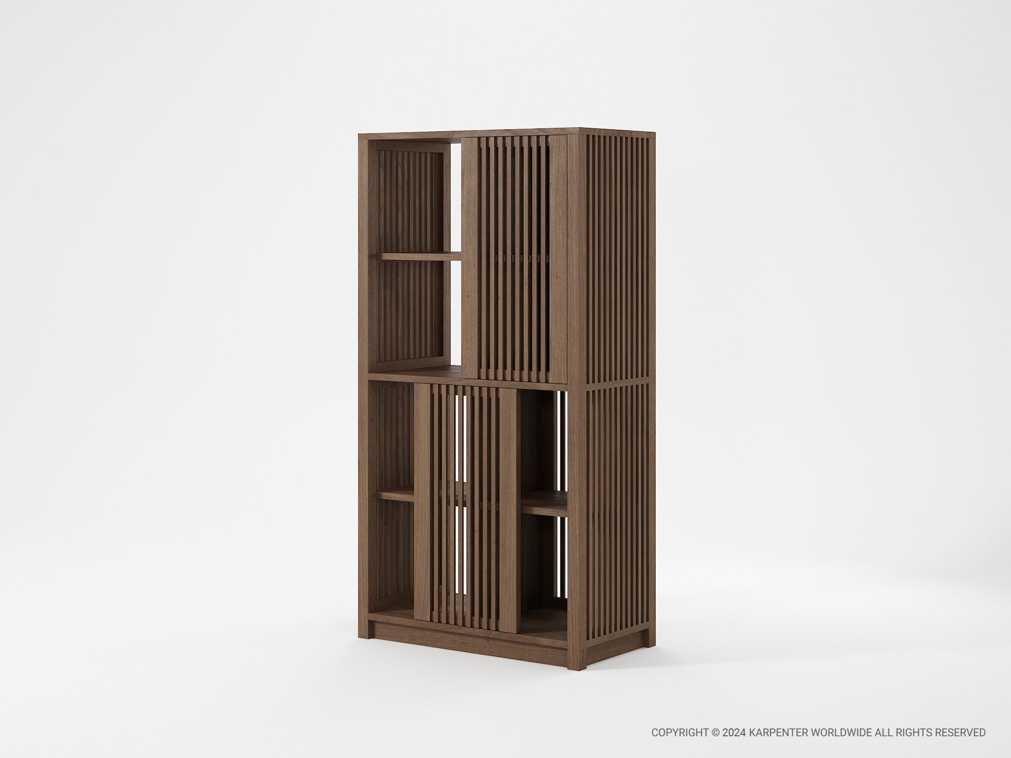 Деревянный шкаф с раздвижными дверями KARPENTER Ray ARCH-00037946 - Вид №5