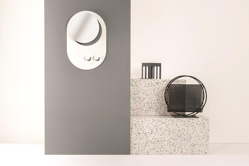 FORMAE Овальное настенное зеркало из стали с порошковым покрытием Roommate sun-id-1432010 - Вид №5