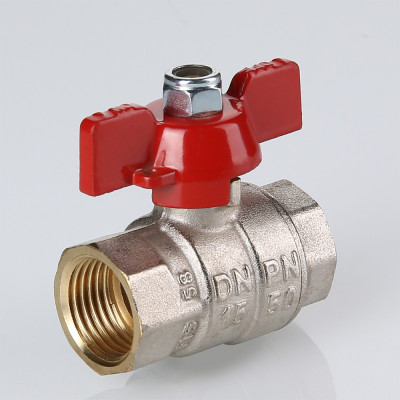 S.217.04 Кран шаровой ENOLGAS BASIC с ручкой «бабочкой» и внутренней резьбой Valtec 1/2"  - Вид №7