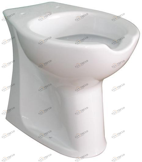 D0290/01 Приставной унитаз напольный Белый Goman OPEN Италия