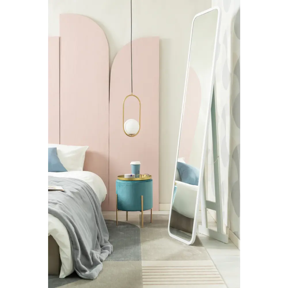 Табурет с мягкой обивкой, круглый, 34 см, цвет синий 82950316 STLM-2075191 Atmosphera  - Вид №4